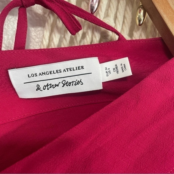 Los Angeles Atelier & OTHER STORIES Berry Dress size 4 - Picture 7 of 11
